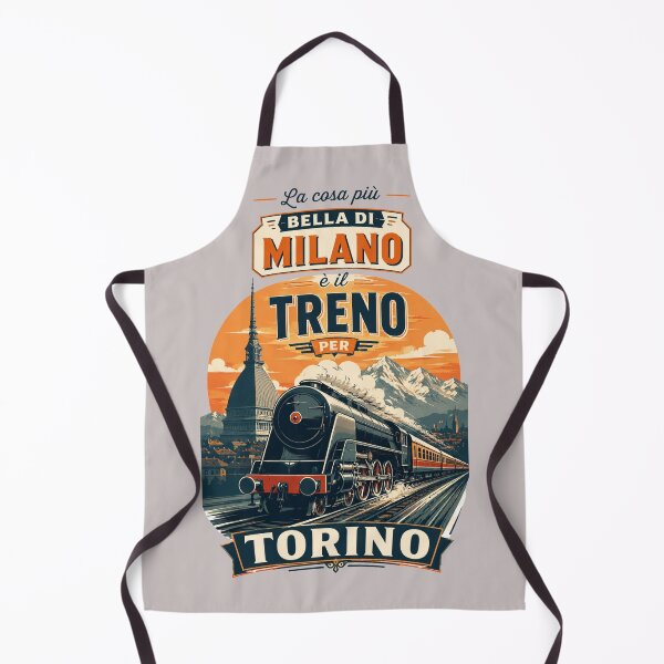 Item preview, The Best Thing About Milan Is The Train To Turin - Vintage Style designed and sold by Torinostalgia.