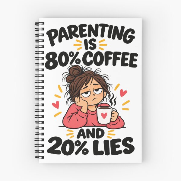 Item preview, Parenting Is 80% Coffee 20% Lies designed and sold by Bright Idea Bazaar.