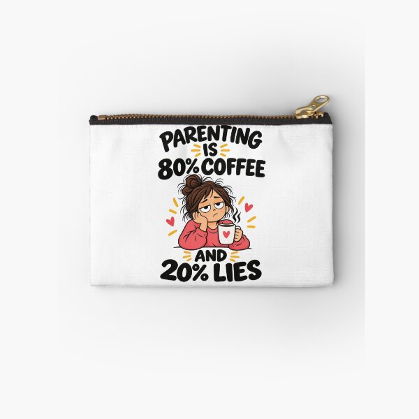 Item preview, Parenting Is 80% Coffee 20% Lies designed and sold by Bright Idea Bazaar.