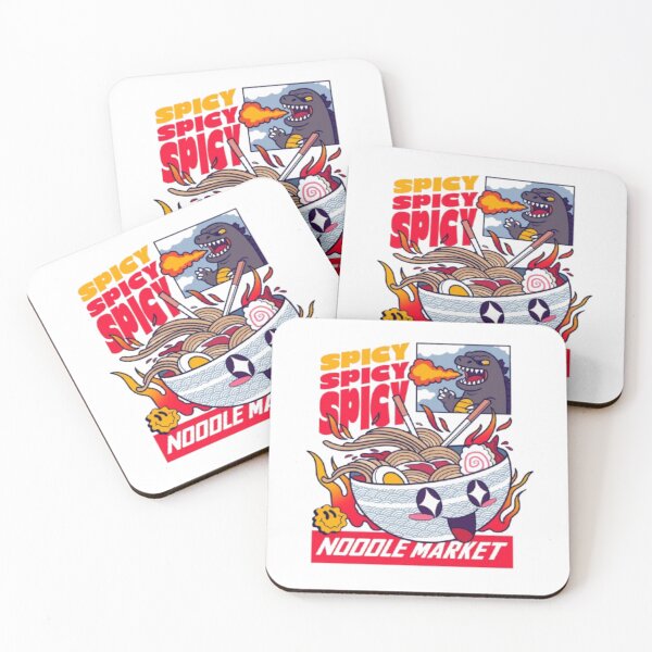 Item preview, Fiery Flavor and Playful Chaos – Spicy Noodle Market designed and sold by WATEKE.