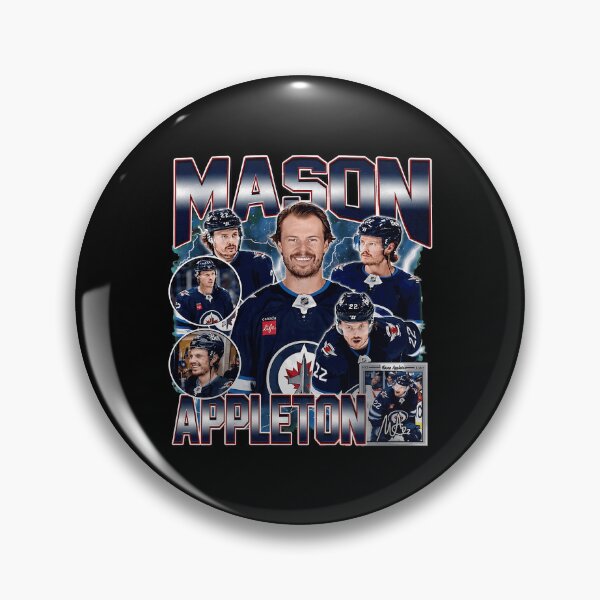 Item preview, Mason Appleton Winnipeg Jets Vintage Hockey Tribute designed and sold by RachelCox66569.