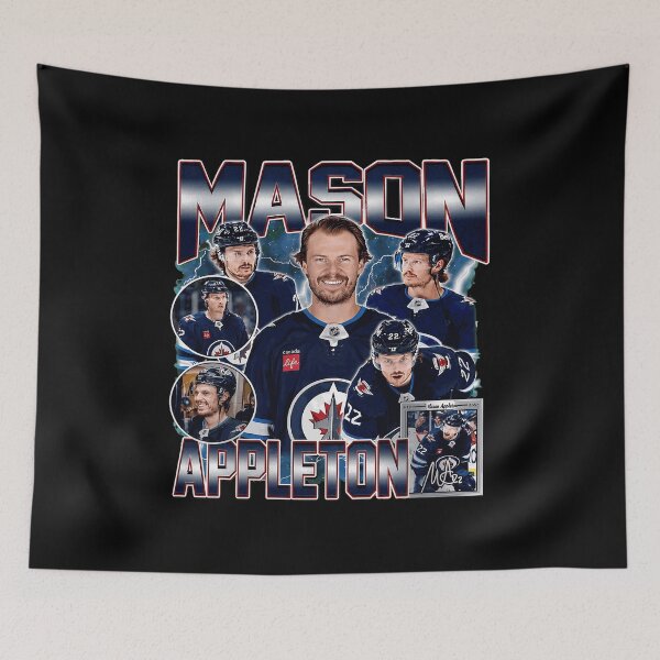 Item preview, Mason Appleton Winnipeg Jets Vintage Hockey Tribute designed and sold by RachelCox66569.