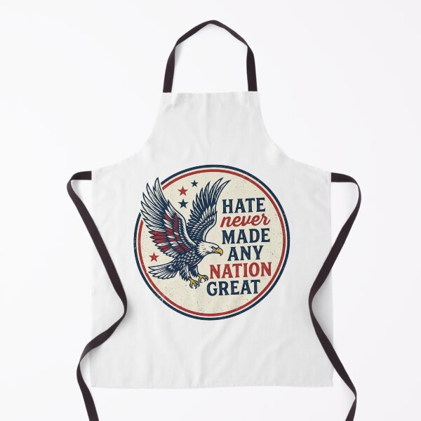 Item preview, Hate Never Made Any Nation Great Bald Eagle Vintage Patriotic Anti MAGA Resistance Decal designed and sold by raedattia.