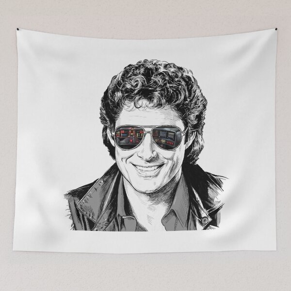 Item preview, Michael Knight Classic Sunglasses Reflection designed and sold by Bad-Decisions-Designs.