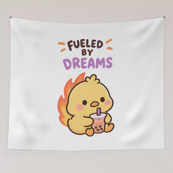 Item preview, Fueled By Dreams Duck - Fire Boba Tea Duckling designed and sold by Duck lovers.