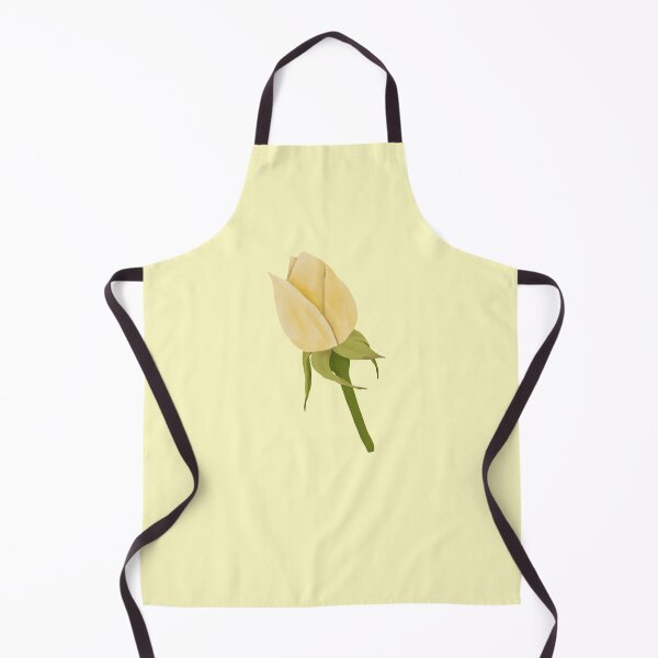 Item preview, Yellow Rose Bud Watercolor Single Stem designed and sold by EmeraldeaArt.