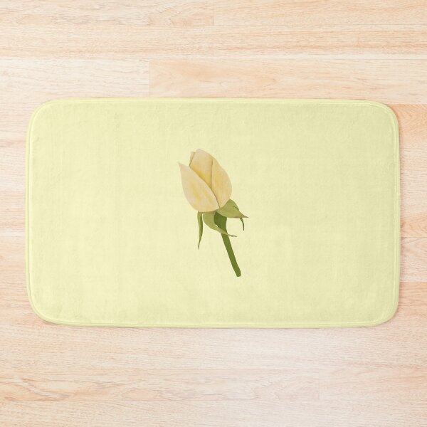 Item preview, Yellow Rose Bud Watercolor Single Stem designed and sold by EmeraldeaArt.