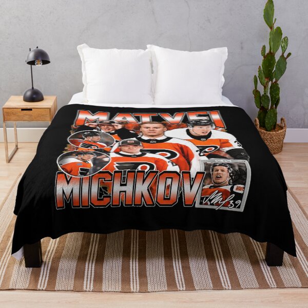 Item preview, Matvei Michkov Vintage Flyers Hockey  designed and sold by JeffreyTh48291.