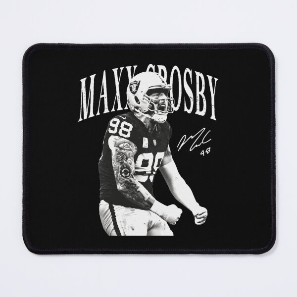 Item preview, MAXX CROSBY 98 Raiders Vintage Football designed and sold by JulieWhit63084.