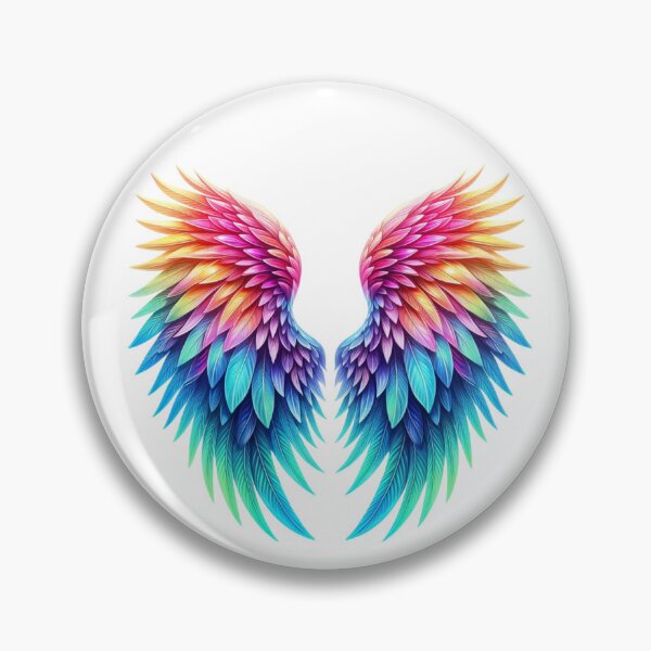 Item preview, rainbow wings designed and sold by KBdeco.