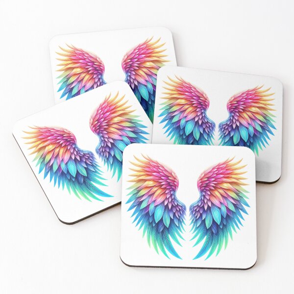 Item preview, rainbow wings designed and sold by KBdeco.