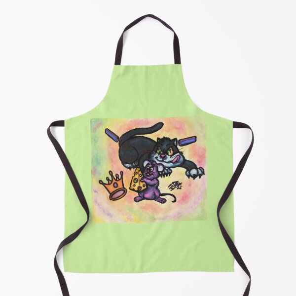 Item preview, Cartoon Illustration Cat and Mouse Cheese Crown Walls designed and sold by Jonah Augustin Gray.