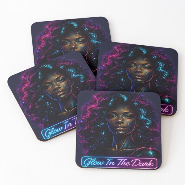 Item preview, Glow in the Dark Neon Portrait designed and sold by FABIOLA1970.