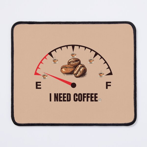 Item preview, I Need Coffee Fuel Gauge designed and sold by Anita Ohulo.
