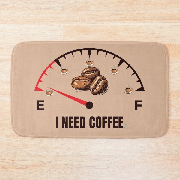 Item preview, I Need Coffee Fuel Gauge designed and sold by Anita Ohulo.