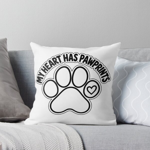 Item preview, My Heart Has Pawprints Funny Dog Lover Shirt designed and sold by Fuzzaroo.