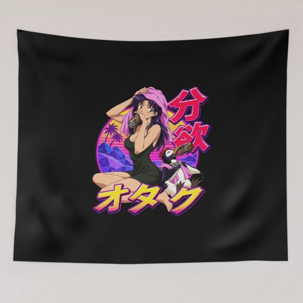 Item preview, Misato Katsuragi – Retro Chill Mode designed and sold by JohnaDickerson.
