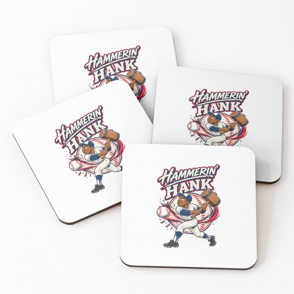 Item preview, Hammerin’ Hank – Cartoon Baseball Legend Tribute designed and sold by JessicaRHolland.