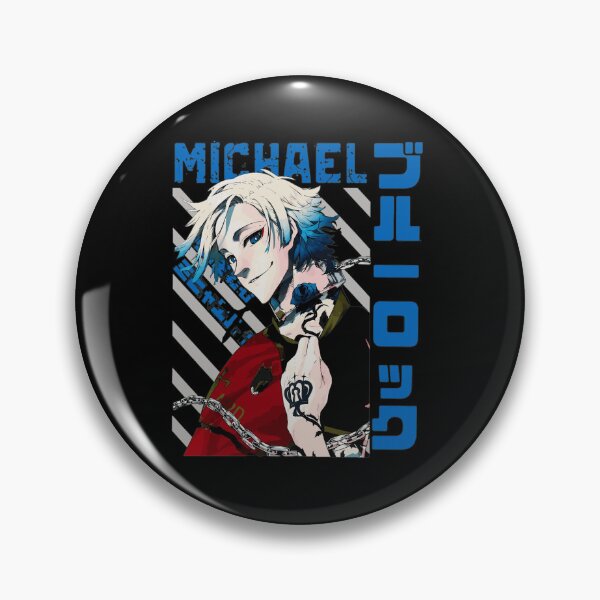 Item preview, Michael Kaiser Blue Lock Anime Streetwear Tee designed and sold by JulieWhit63084.