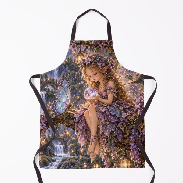 Item preview, Violet Crystal Fairy Enchanted Realm designed and sold by FairyArtCottage.