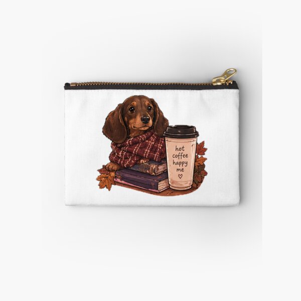 Item preview, Daschund hot coffee happy me designed and sold by anacdg.