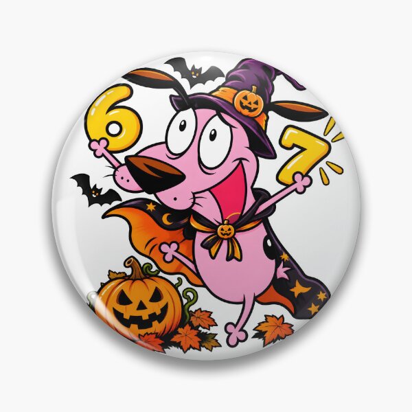 Item preview, 67 Meme Halloween Witch Kids Cute Pumpkin - courage designed and sold by VibeStoreMix.