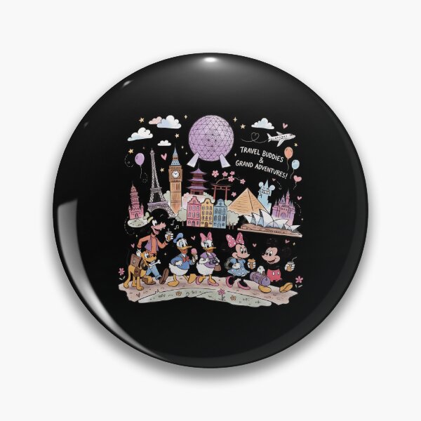 Item preview, Mickey & Friends World Travel Vintage  designed and sold by RachelCox66569.