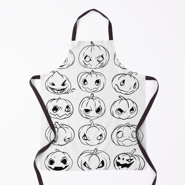 Item preview, Spooky Halloween Pumpkin Expressions Sticker Pack — Jack O Lantern Faces Line Art designed and sold by LYAN-STORE.