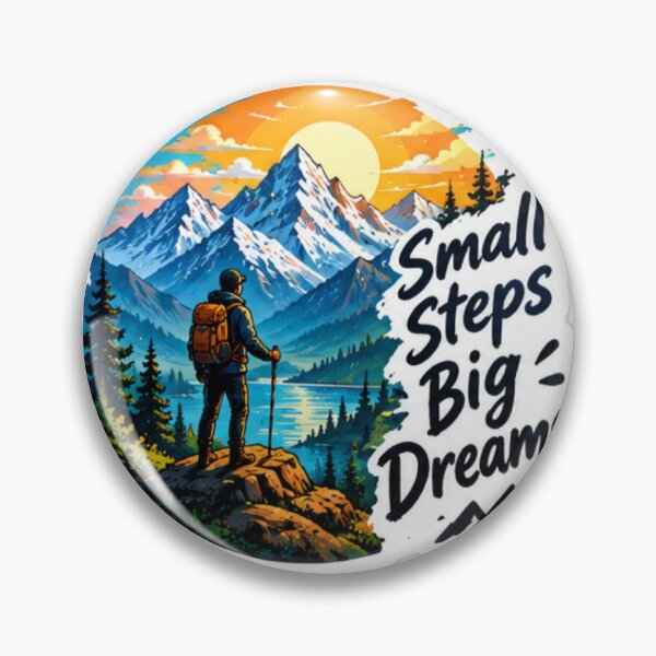 Item preview, Small Steps Big Dreams – Mountain Adventure designed and sold by rakesh design studio .