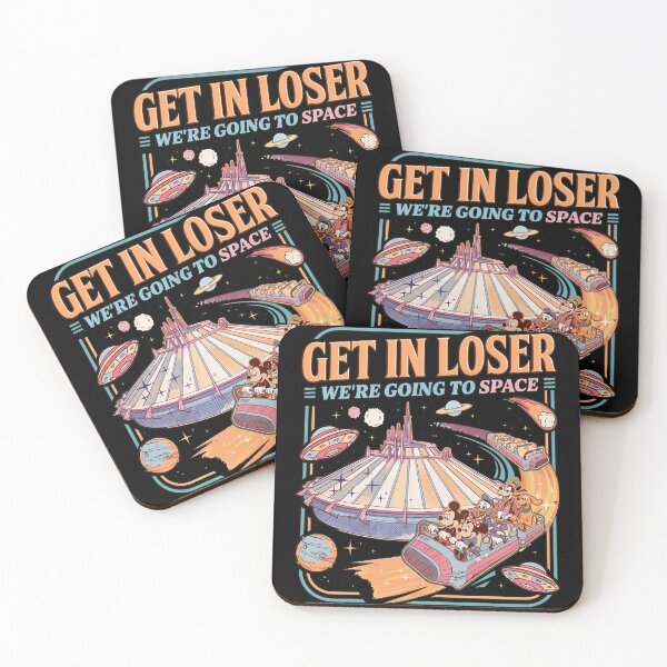 Item preview, Mickey Space Mountain Get In Loser Retro  designed and sold by GaryMarti73594.