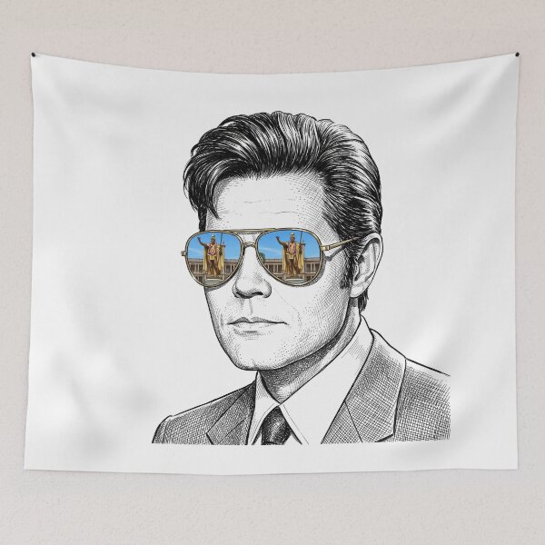 Item preview, Steve McGarrett Iconic Sunglasses Reflection designed and sold by Bad-Decisions-Designs.