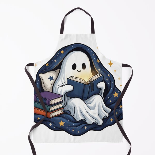 Item preview, Ghost reading books under a blanket designed and sold by DVerse Studio.