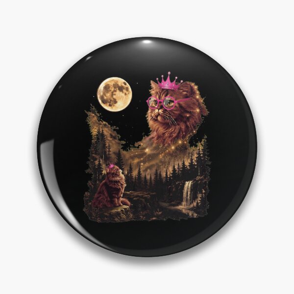 Item preview, Moonlit Royal Cat Dreamscape  designed and sold by RachelCox66569.