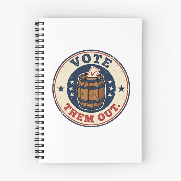 Item preview, Vote Them Out Vintage Ballot Box Election Protest Decal Anti Corruption Quote designed and sold by raedattia.