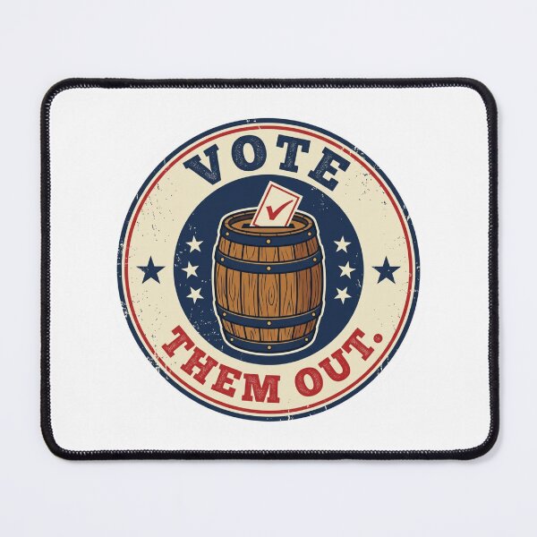 Item preview, Vote Them Out Vintage Ballot Box Election Protest Decal Anti Corruption Quote designed and sold by raedattia.