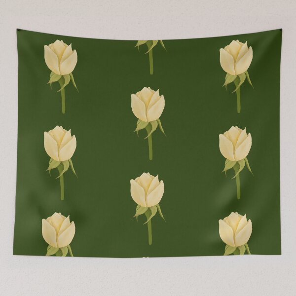 Item preview, Yellow Rose Just Opening Watercolor Flower designed and sold by EmeraldeaArt.