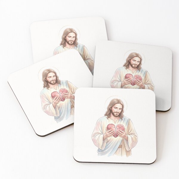Item preview, Jesus Holding A Broken Heart Christian designed and sold by stylishdzign.