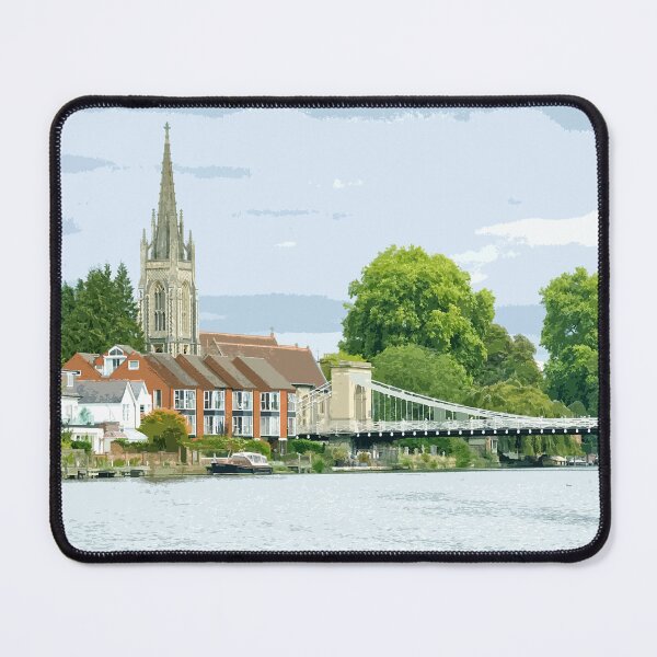 Item preview, Marlow Buckinghamshire.  Travel poster  designed and sold by BarbaraGlebska.