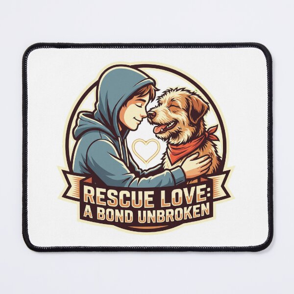 Item preview, Saved And Loved Rescue Dog designed and sold by Bad-Decisions-Designs.