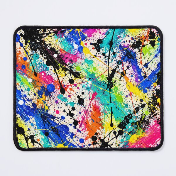 Item preview, Colorful Paint Splatter Abstract Art designed and sold by Ingorgia Studio.