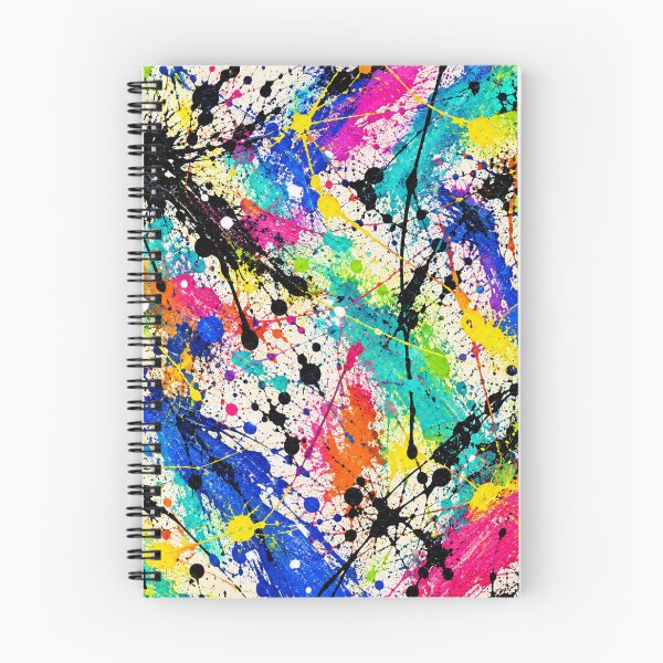 Item preview, Colorful Paint Splatter Abstract Art designed and sold by Ingorgia Studio.
