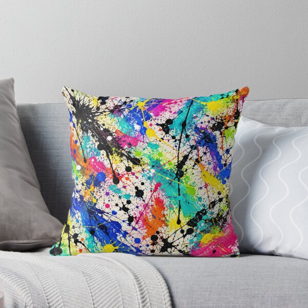 Item preview, Colorful Paint Splatter Abstract Art designed and sold by Ingorgia Studio.