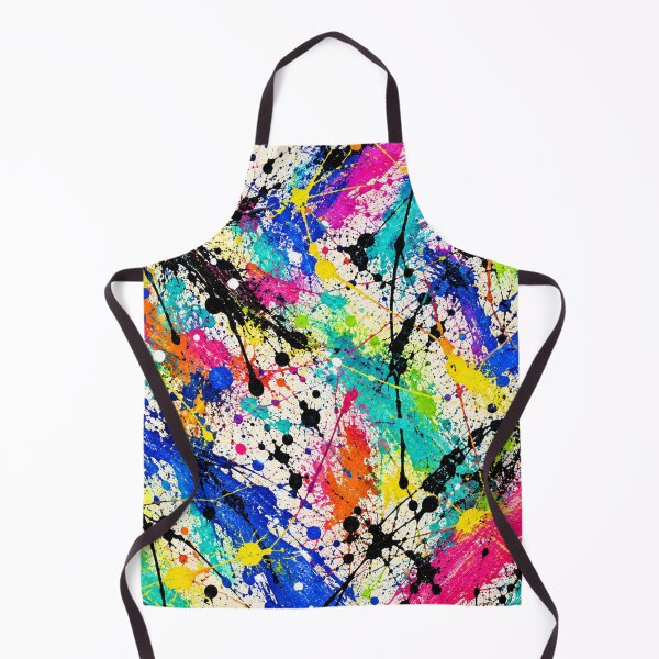 Aperçu de l'œuvre Colorful Paint Splatter Abstract Art créée et vendue par Ingorgia Studio.