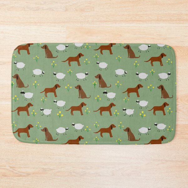 Item preview, Playful Dogs and Sheep Pattern designed and sold by Elaine M Hayward .