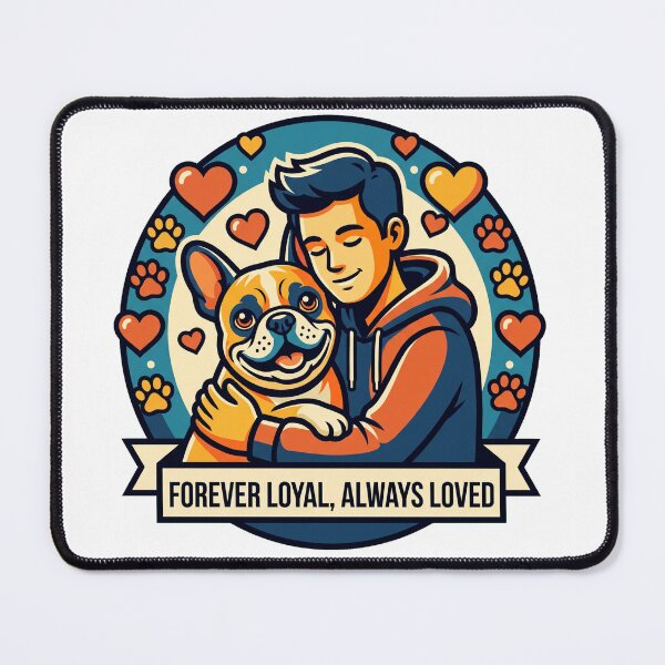 Item preview, Forever Loyal Frenchie Bond designed and sold by Bad-Decisions-Designs.
