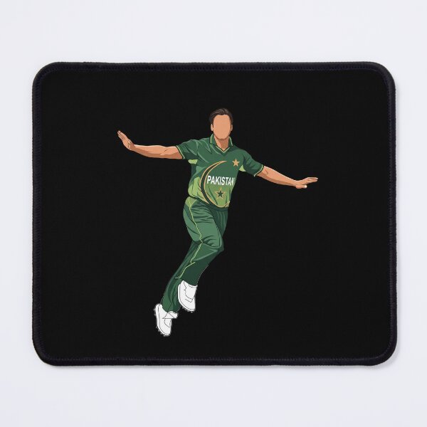 Item preview, Shoaib Akhtar Fast Bowler - 14 - T20 - Cricket Player designed and sold by GlimTig.