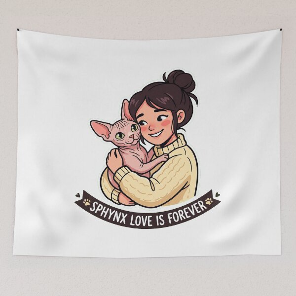 Artikelvorschau, Sphynx Love And Affection entworfen und verkauft von Bad-Decisions-Designs.