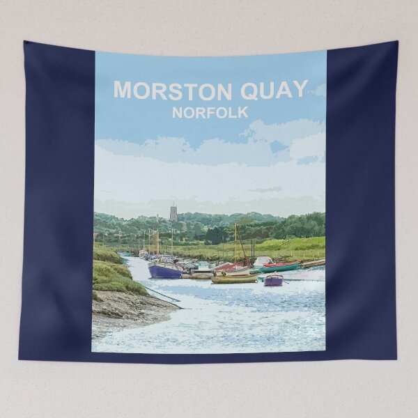 Item preview, Morston Quay Norfolk.  Travel poster East Anglia.Uk designed and sold by BarbaraGlebska.