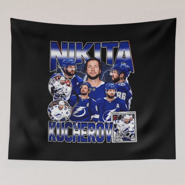 Item preview, Nikita Kucherov Vintage Hockey Tribute  designed and sold by AndrewGon64544.