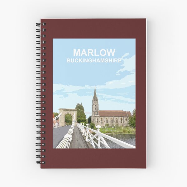 Item preview, Marlow Buckinghamshire.  Travel poster  designed and sold by BarbaraGlebska.